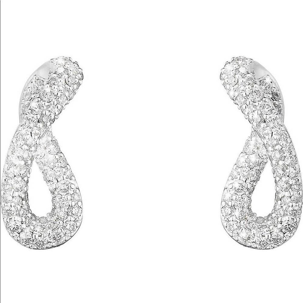 Georg Jensen Infinity Diamond Earrings
